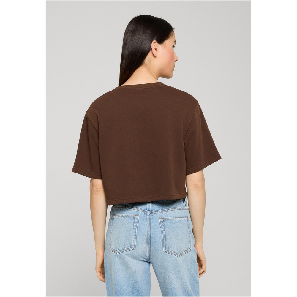 Urban Classics - Light Terry Crop top - Bruin